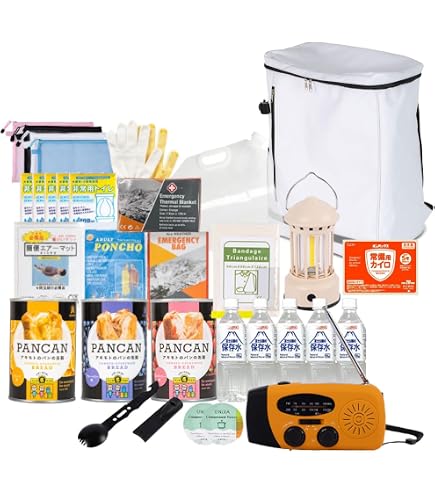Amazon.co.jp: 防災セット 30点セット 1 人用 防災バッグ リュック